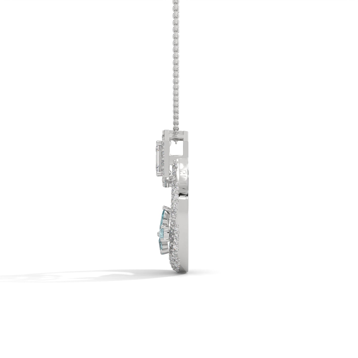 Frostine Bloom Diamond Pendant