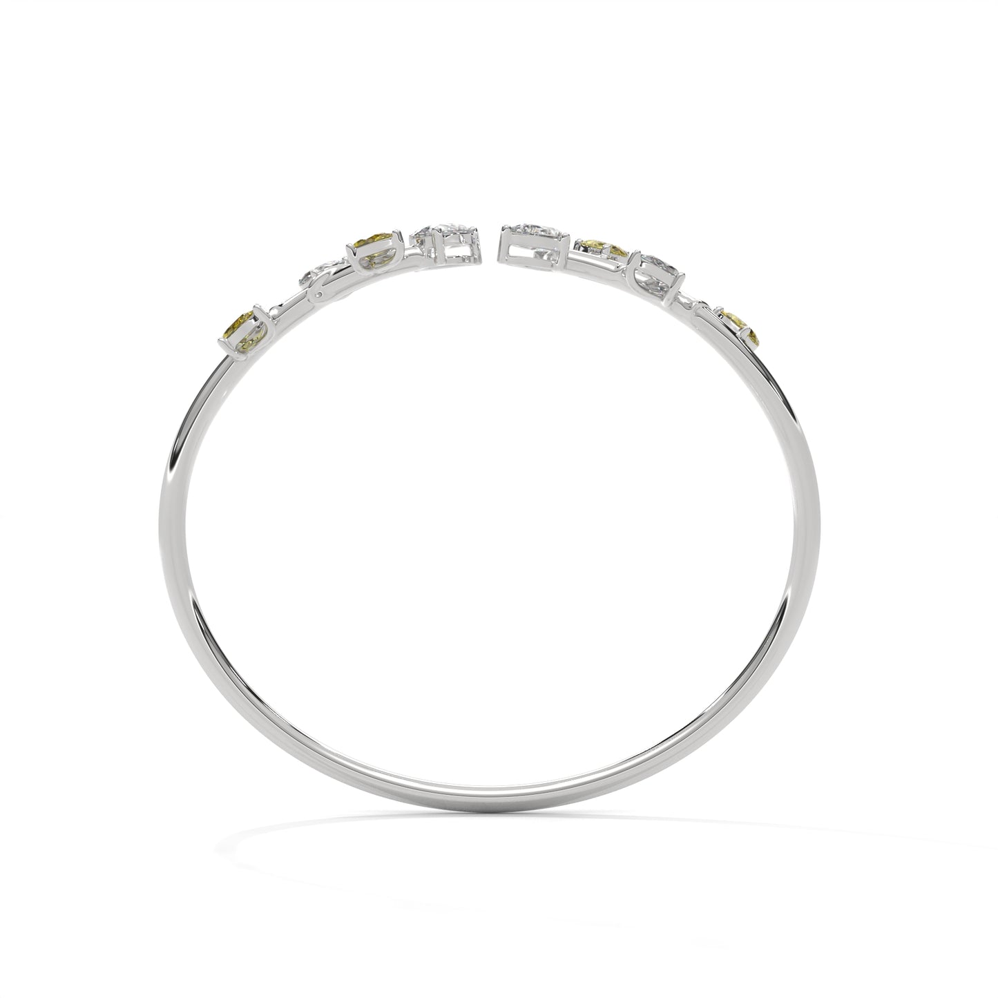 Elara Rays Diamond Bangle