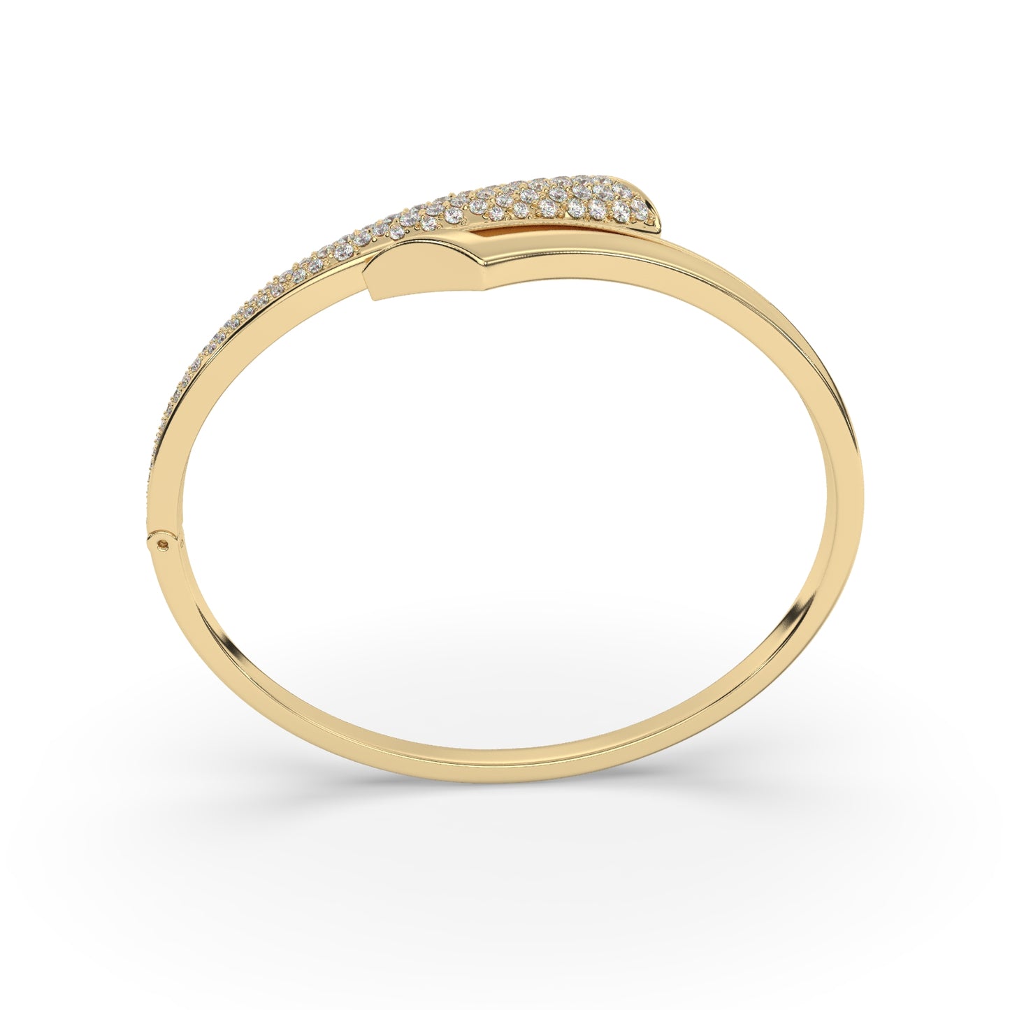 Elegant Diamond Cuff Bangle