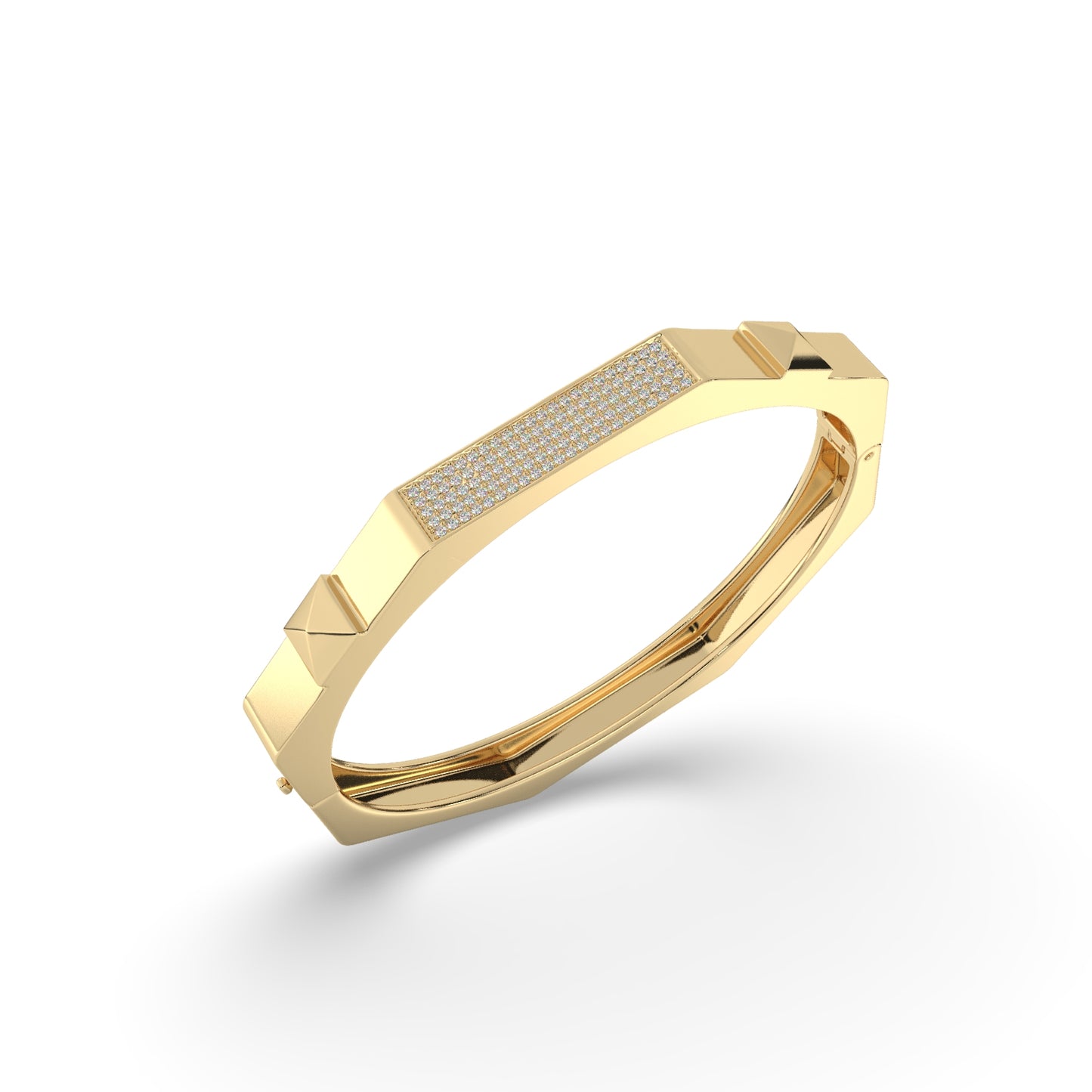 Pavé Geometric Diamond Bracelet