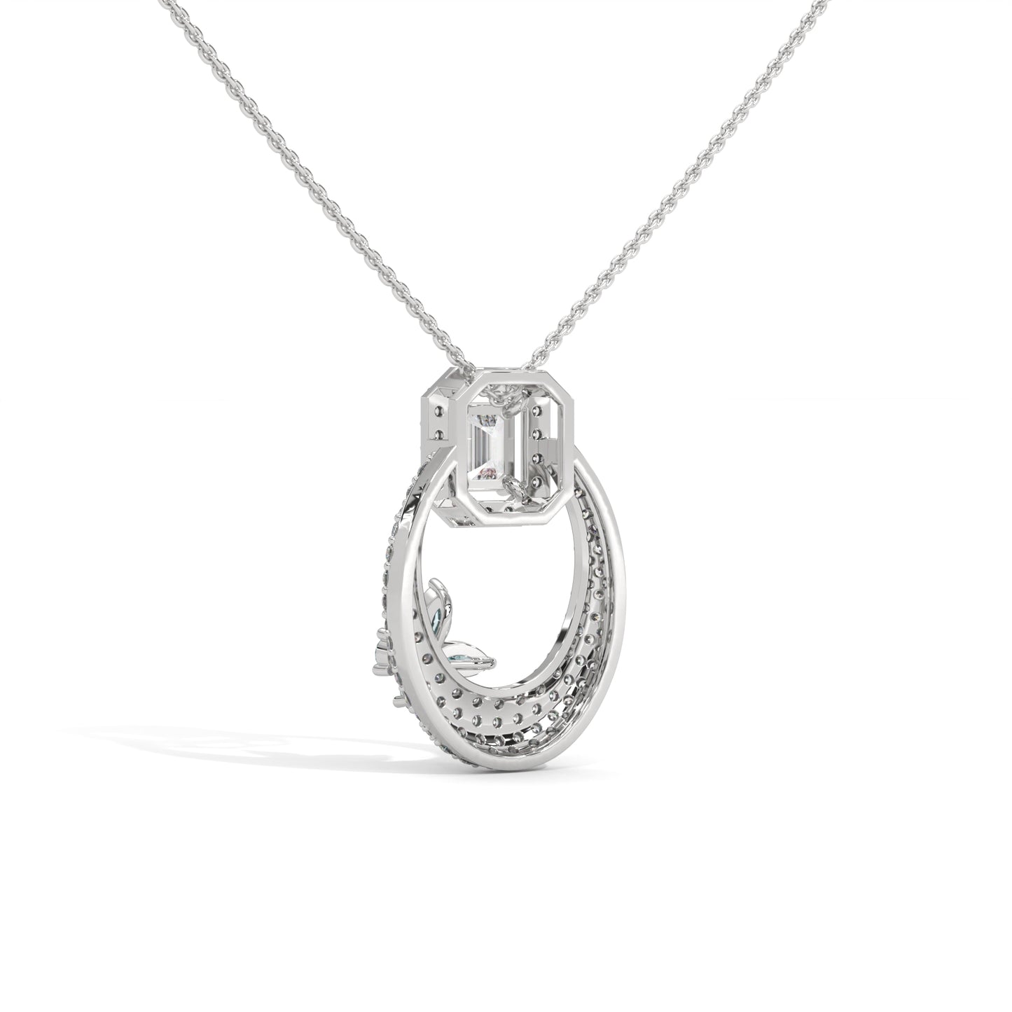 Frostine Bloom Diamond Pendant