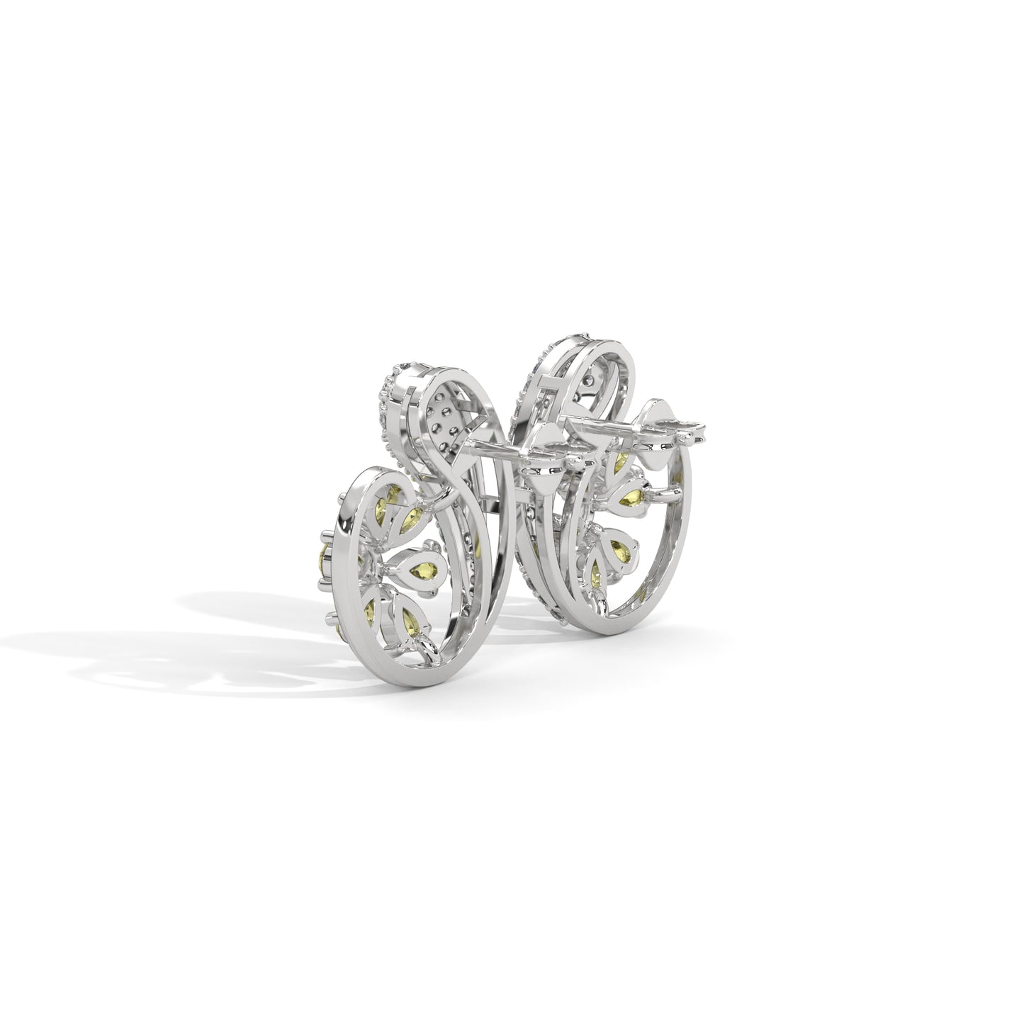 Lime Twist Bloom Studs