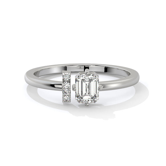 Velvet Radiance Emerald Glow Ring