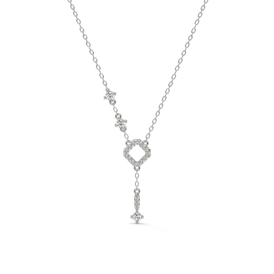 Stellar Prism Diamond Cascade Pendant