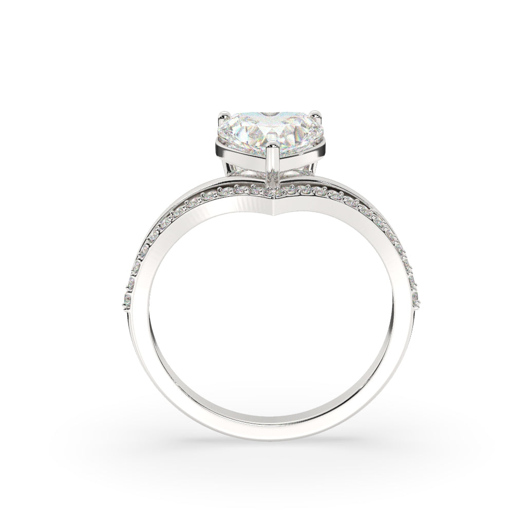Stunning Heart-Shaped Diamond Ring