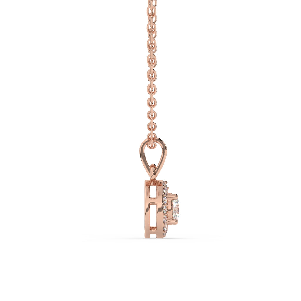 Halo Diamond Pendant