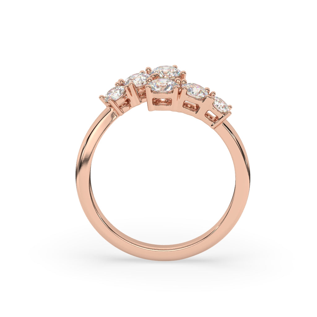 Luxe Starlit Diamond Open Ring
