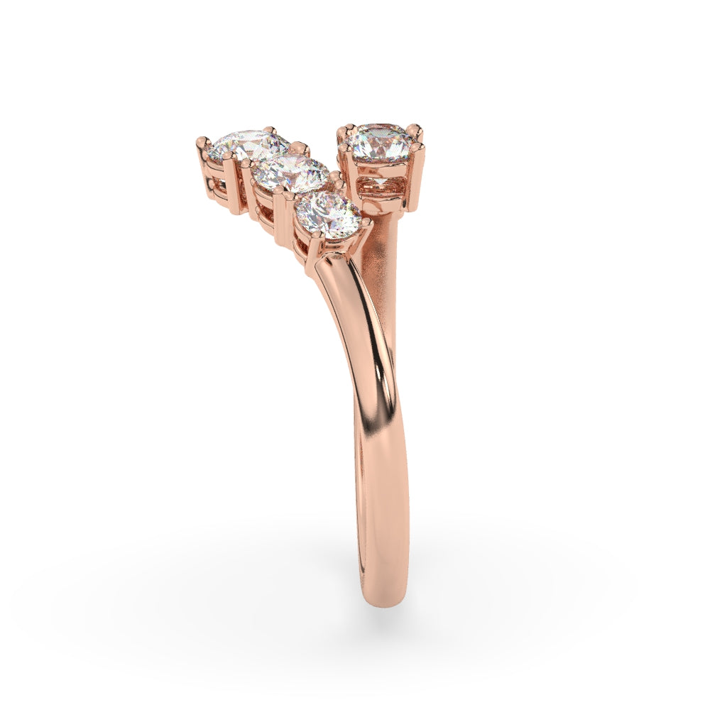 Luxe Starlit Diamond Open Ring