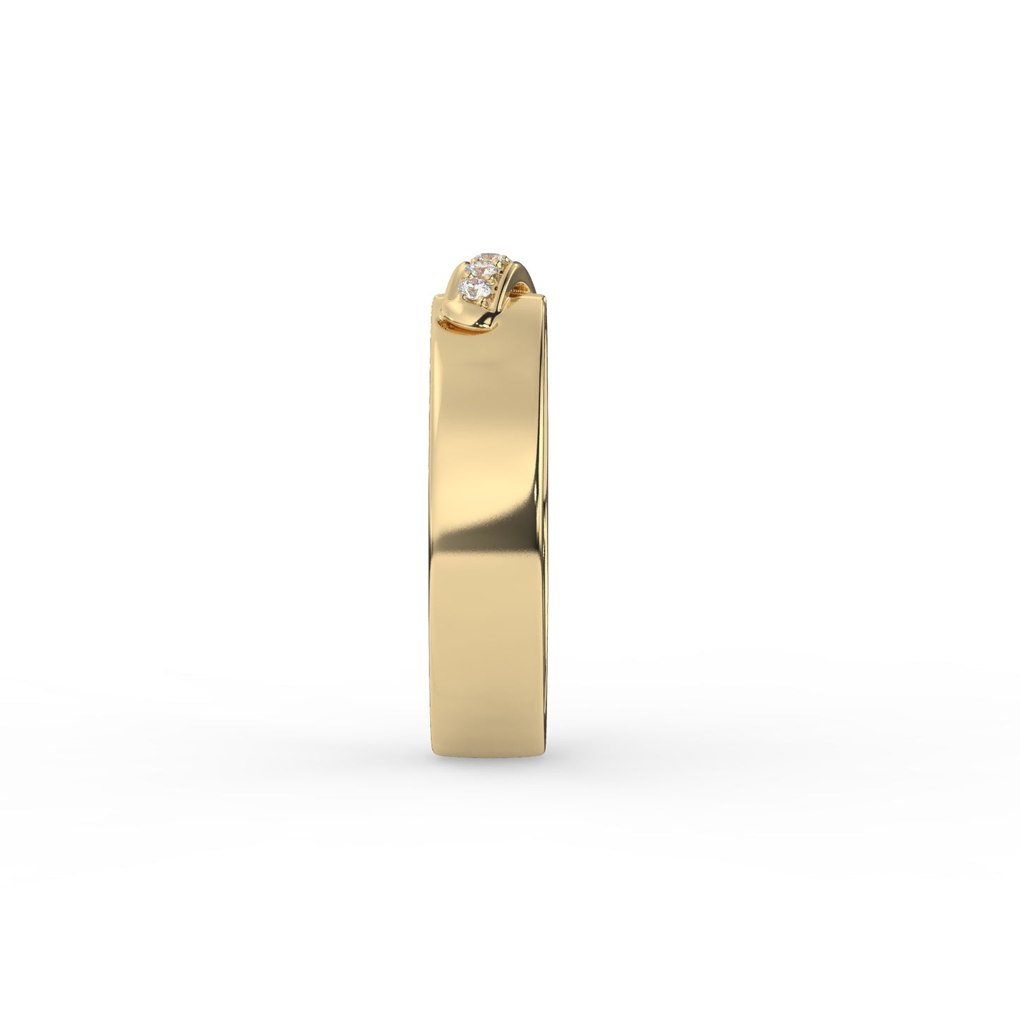 Modern Elegance Diamond Link Ring