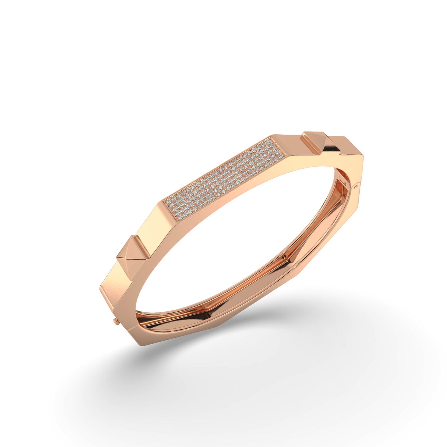 Pavé Geometric Diamond Bracelet