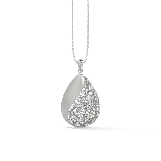 Royal Teardrop Diamond Pendant