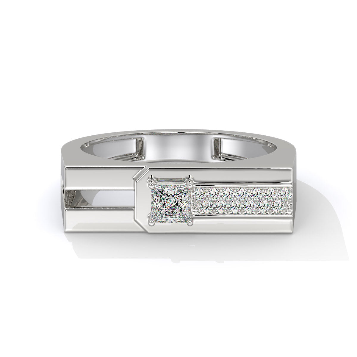 Stratos Line Modern Men's Ring