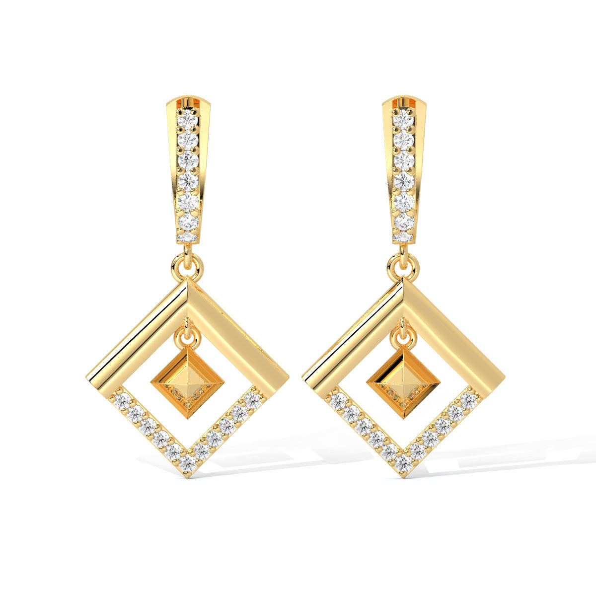 Luminous Layers Diamond Drops