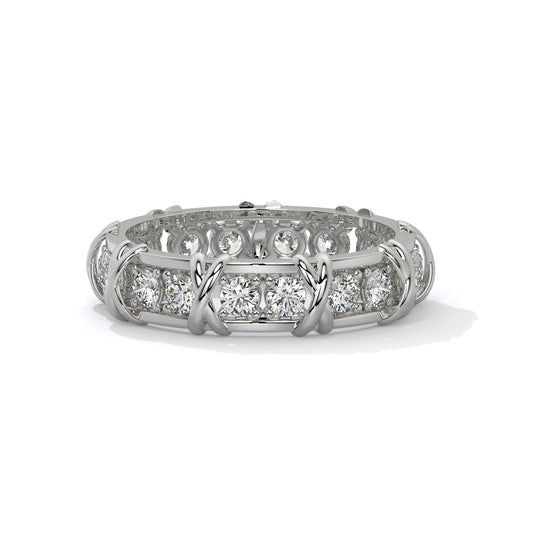 Timeless Two-Tone Diamond Ring