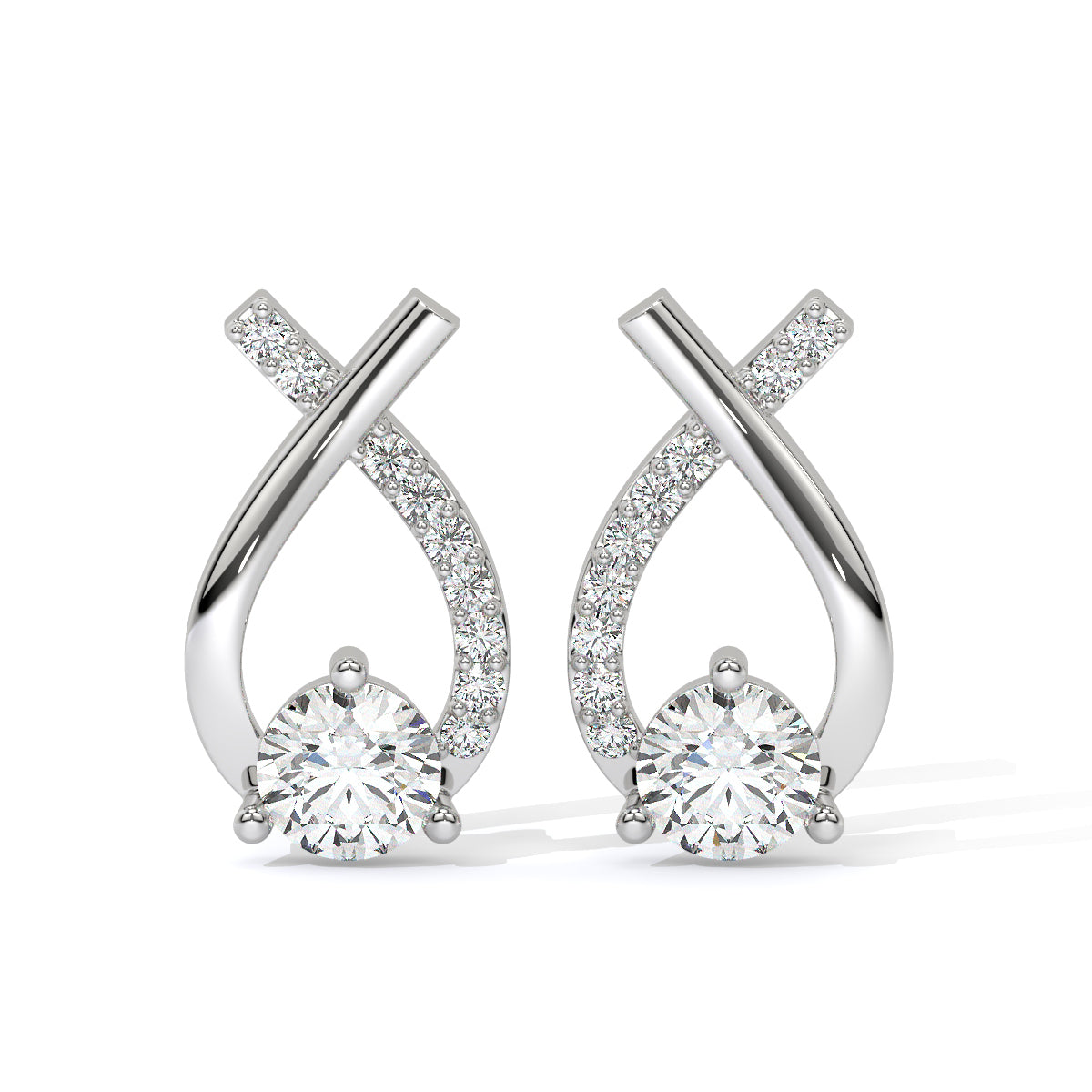 Elegance Infinity Diamond Studs