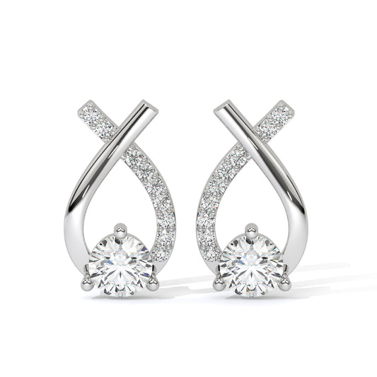 Elegance Infinity Diamond Studs