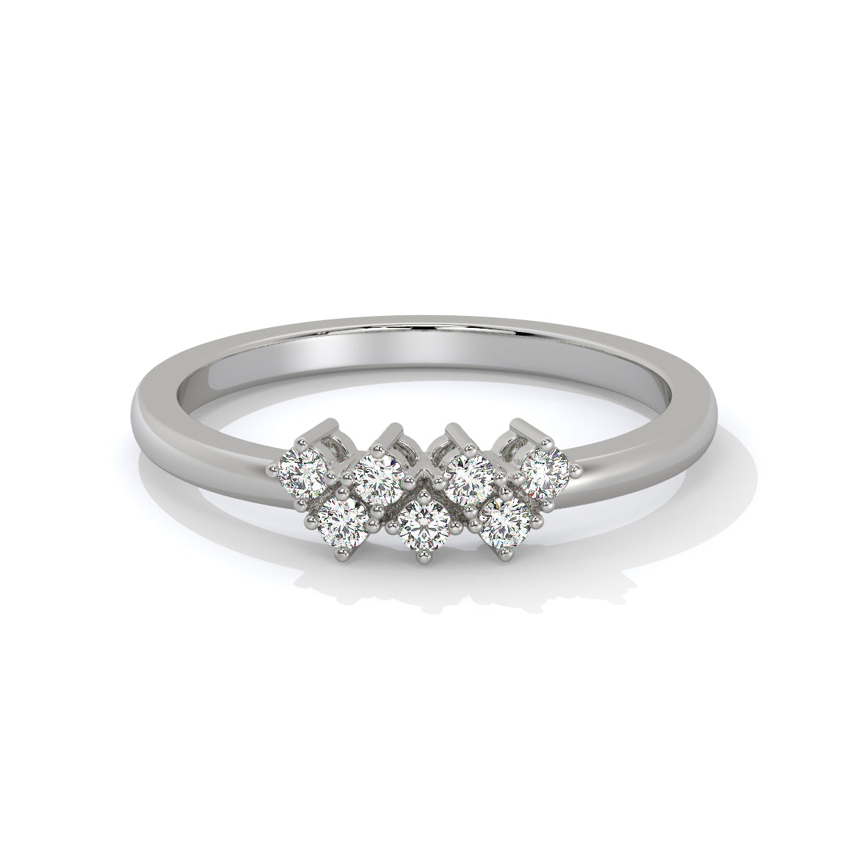 Stellar Array Diamond Accent Ring
