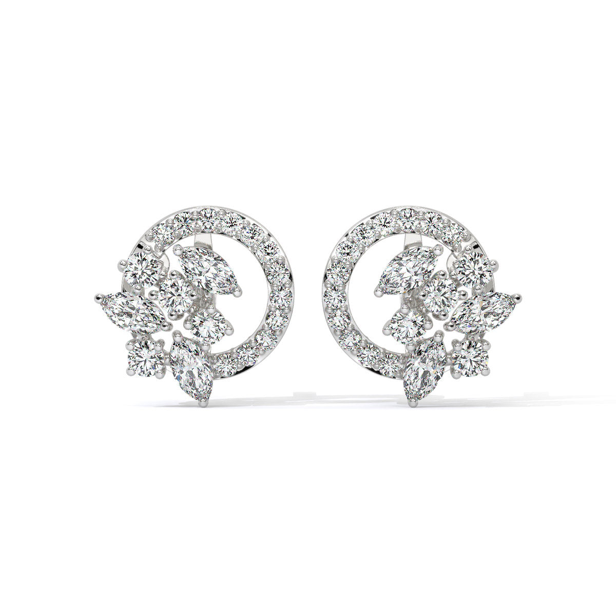 Virelia Bloom Diamond Studs