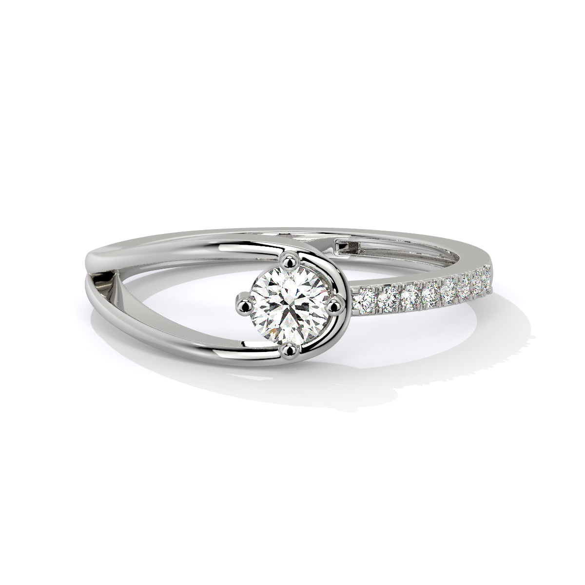 Shimmer Nest Diamond Grace Ring