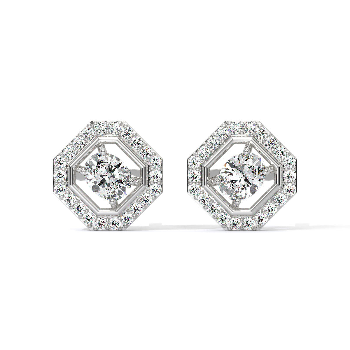 Prismara Glow Diamond Studs