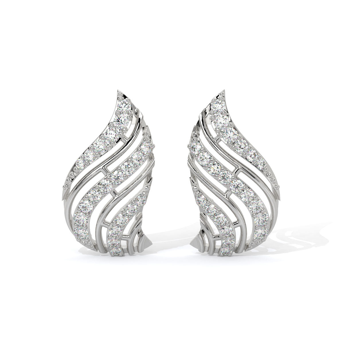 Radiant Cascade Diamond Studs