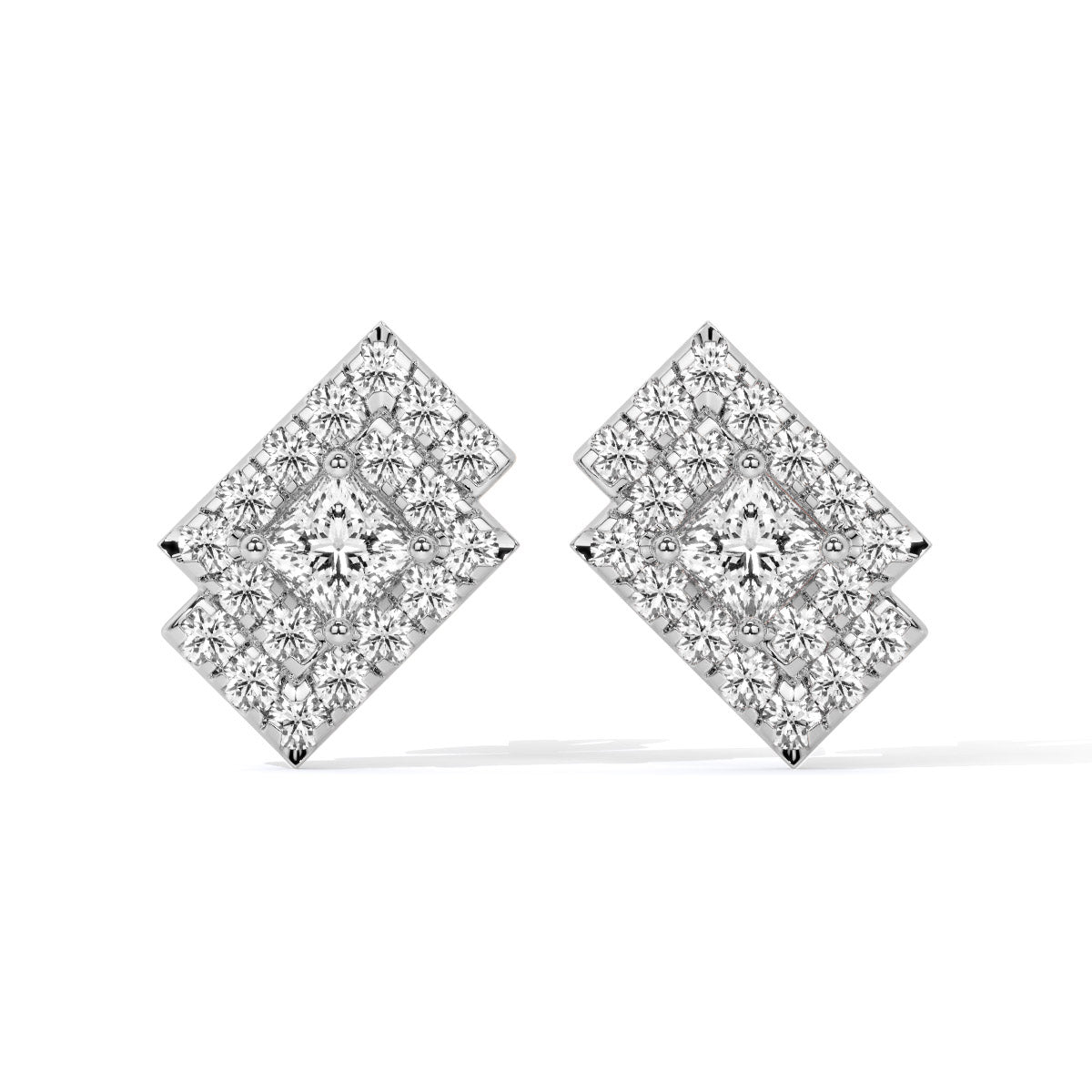 Solaris Frame Diamond Studs
