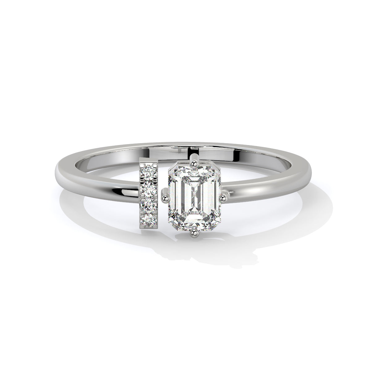 Velvet Radiance Emerald Glow Ring