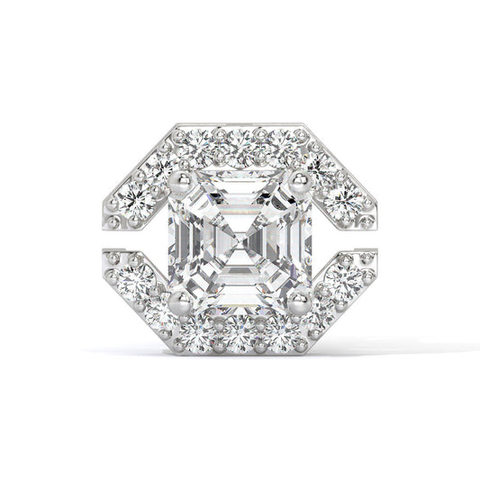 Glintara Edge Men's Diamond Stud