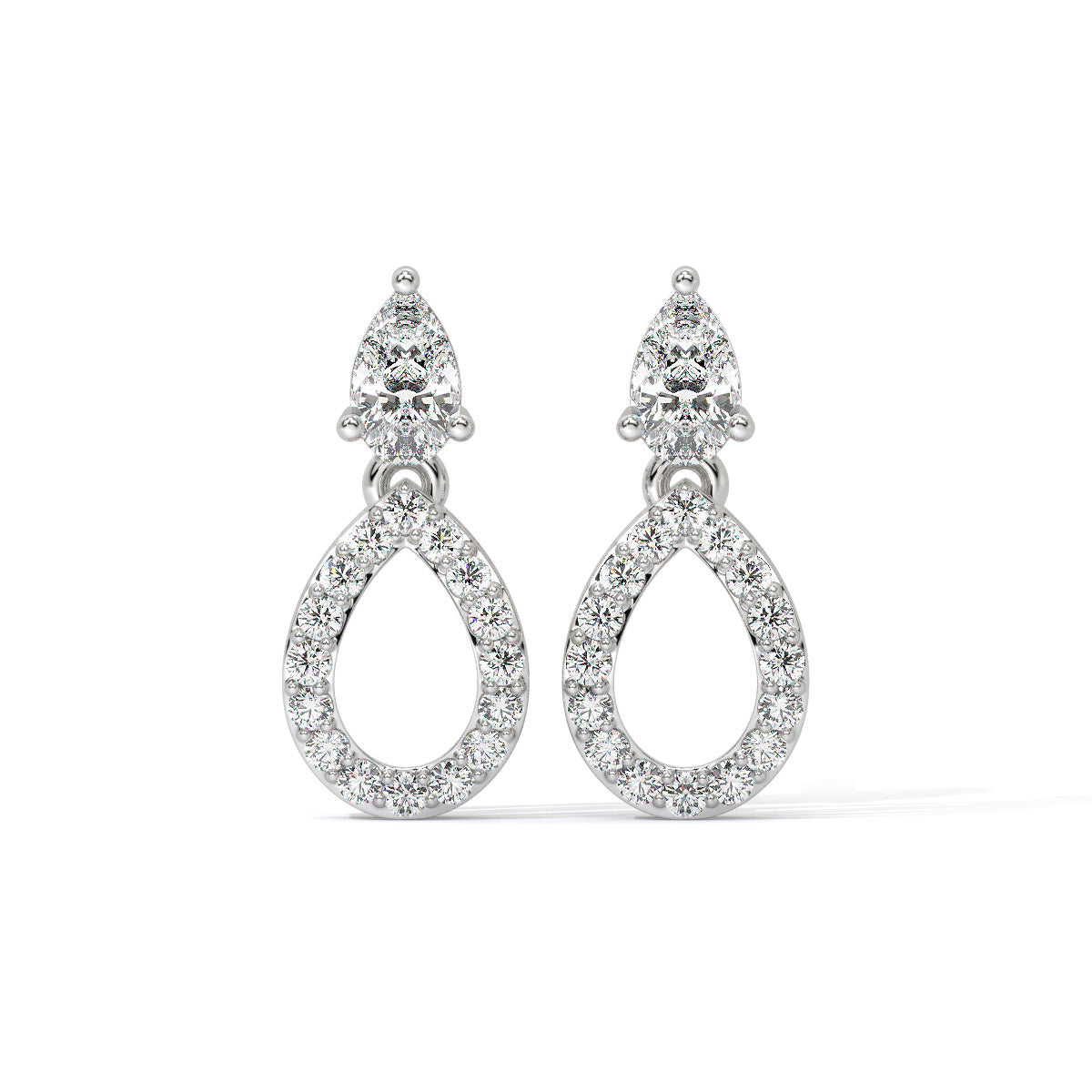 Miralyn Dew Sparkle Diamond Danglers