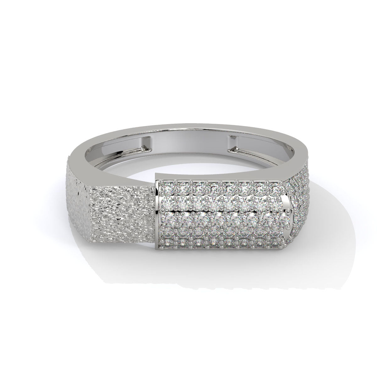 Lustrous Majesty – Men's Diamond Ring