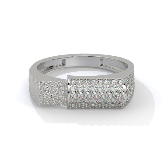 Lustrous Majesty – Men's Diamond Ring