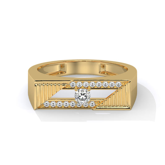 Prismarc Linear Glow Men's Diamond Ring
