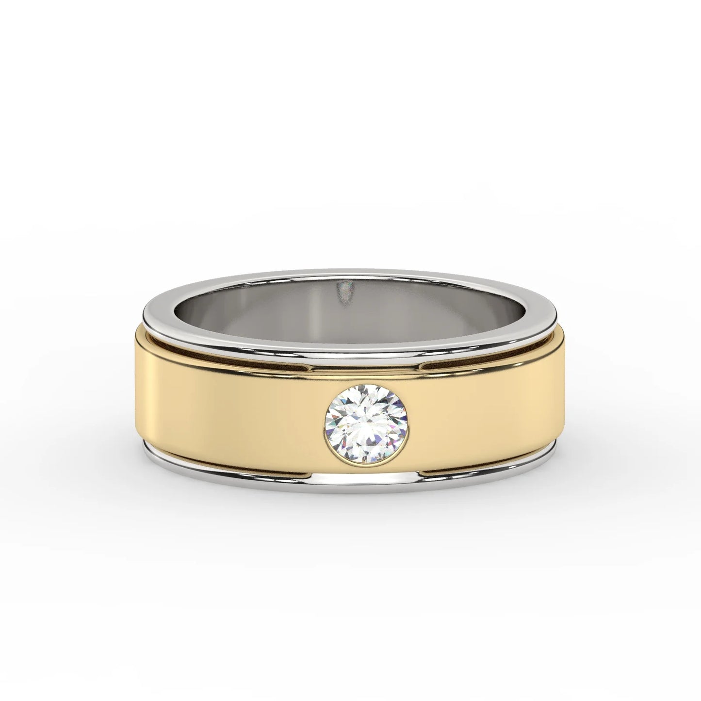 Classic Two-Tone Diamond Ring