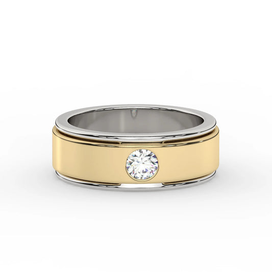 Classic Two-Tone Diamond Ring