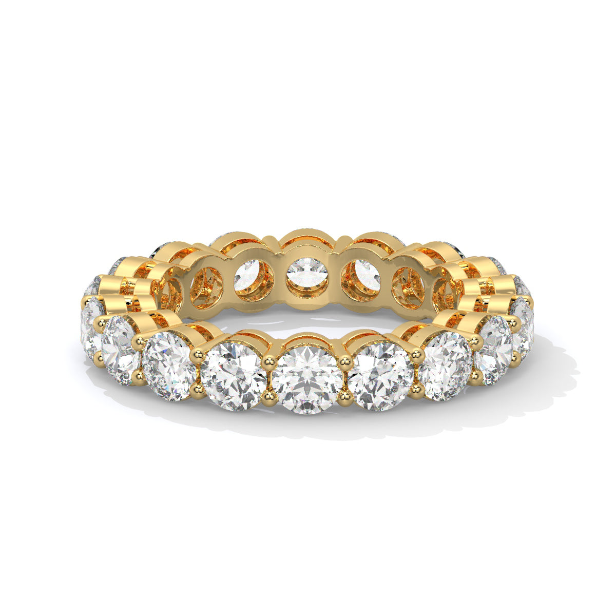 Lustrous Loop Diamond Ring