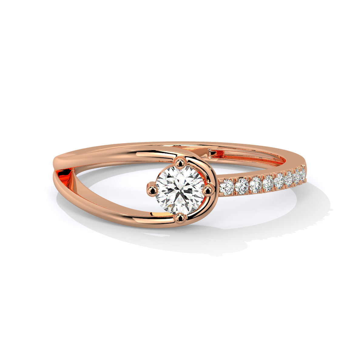 Shimmer Nest Diamond Grace Ring