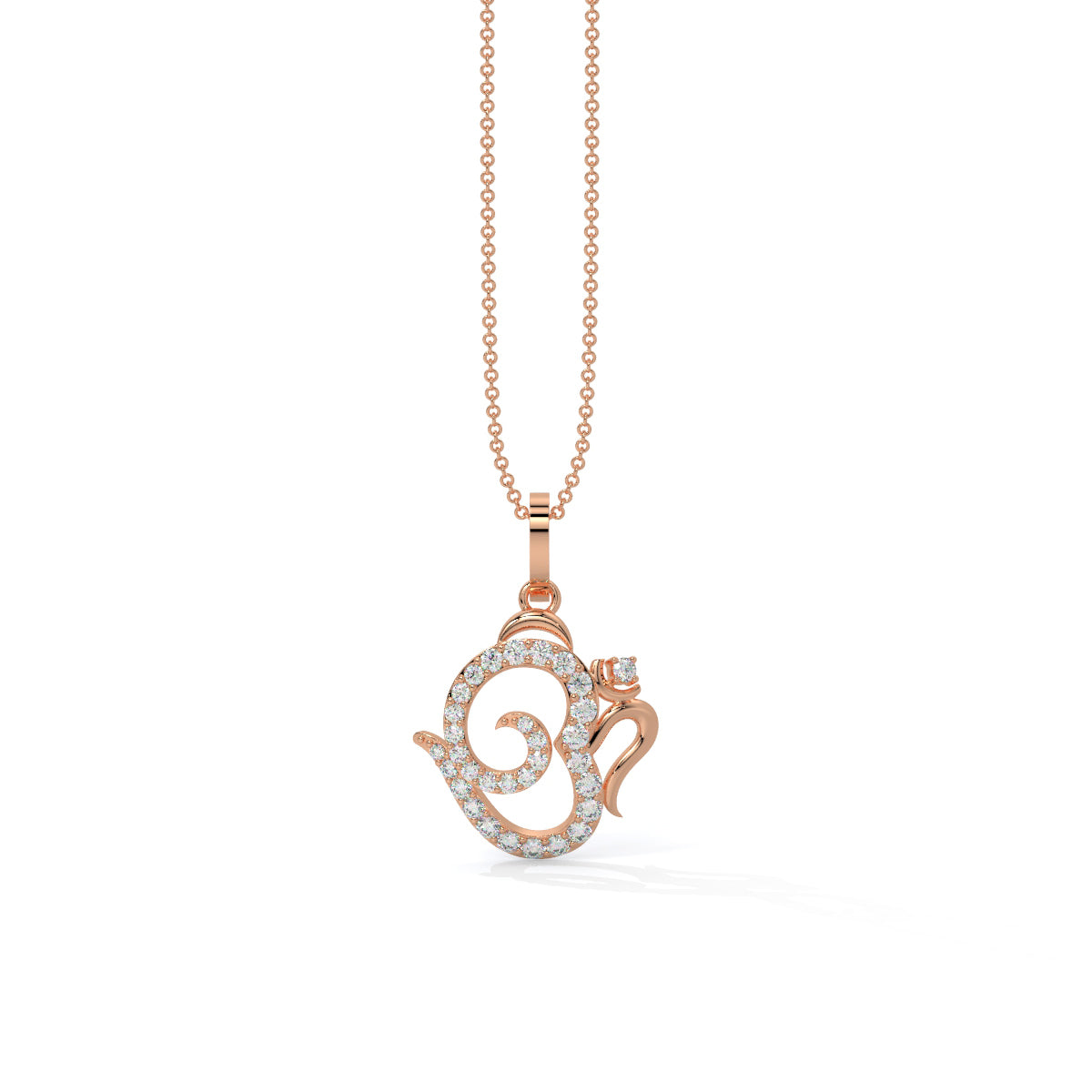 Divine Om Diamond Pendant