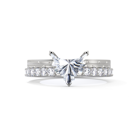 Bull-Cut Diamond Men's Ring