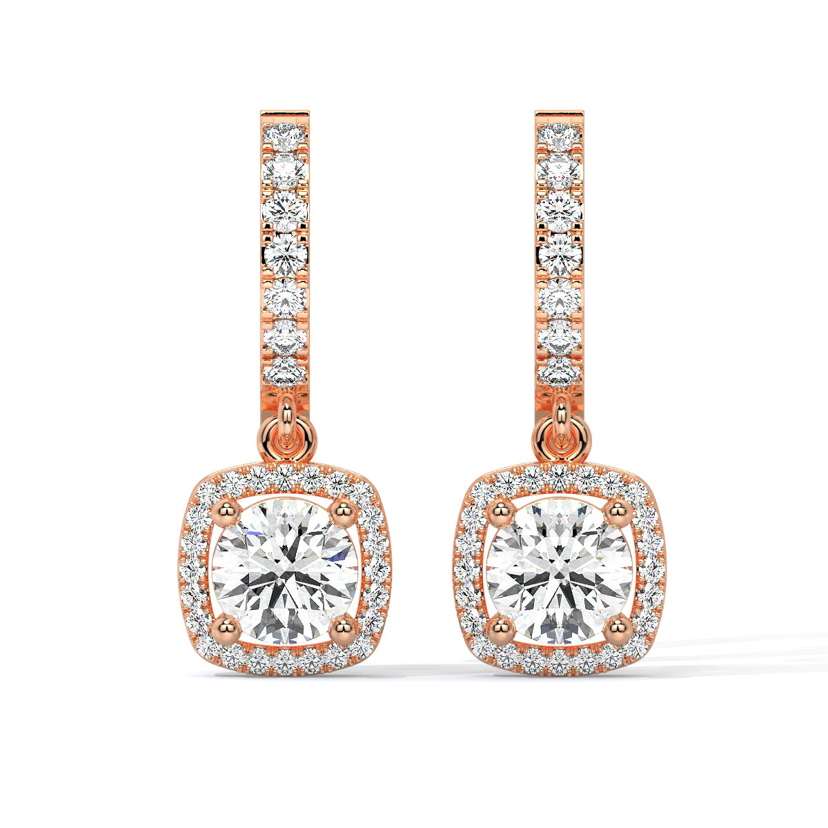 Twinkle Frame Diamond Danglers