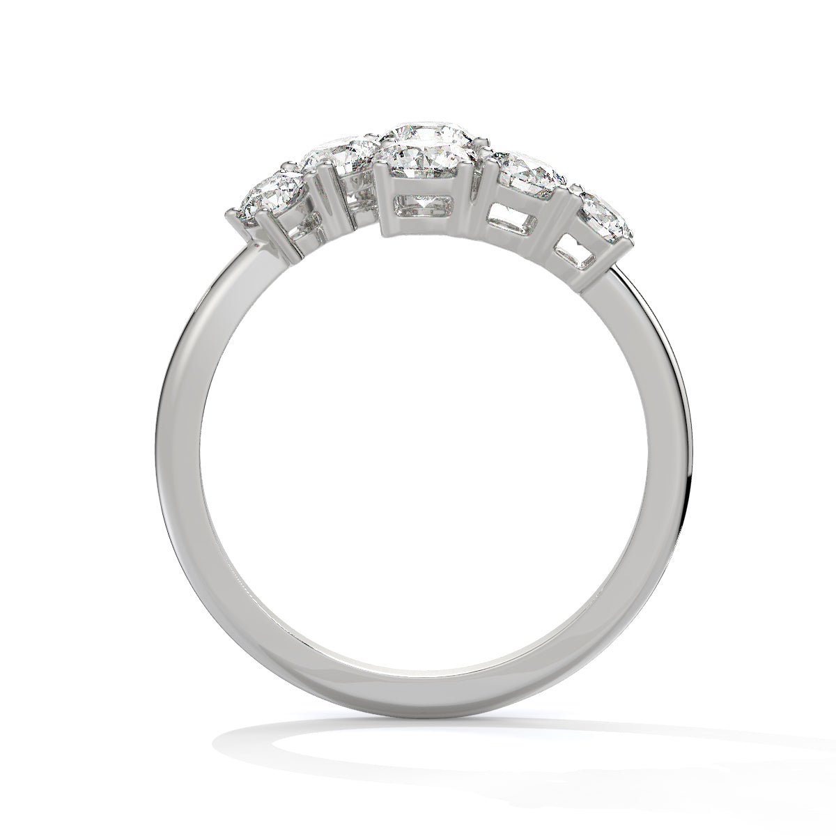 Luxe Starlit Diamond Open Ring
