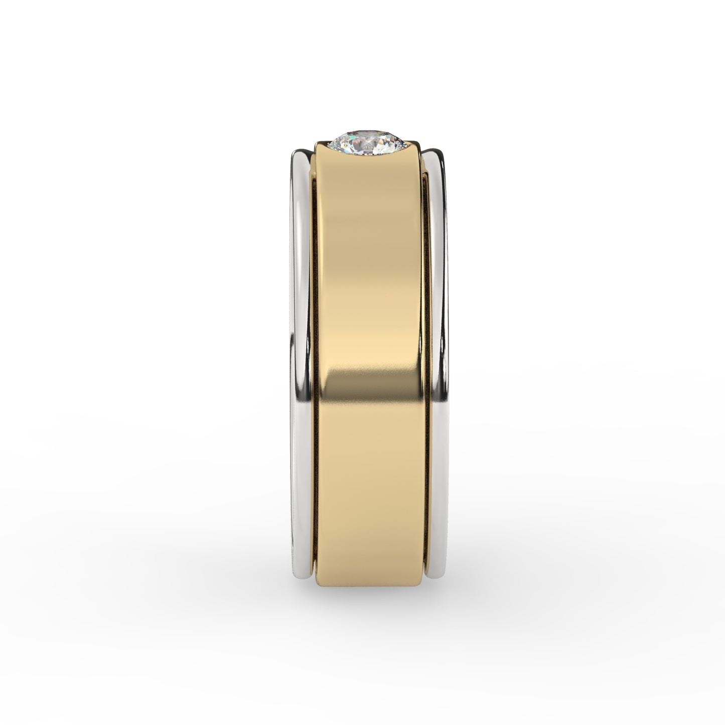 Classic Two-Tone Diamond Ring