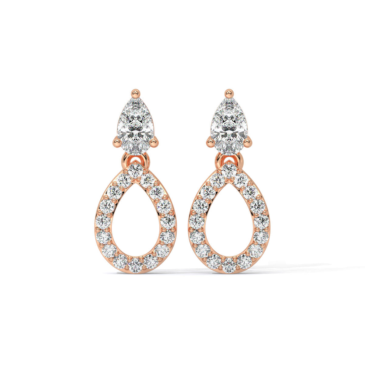 Miralyn Dew Sparkle Diamond Danglers