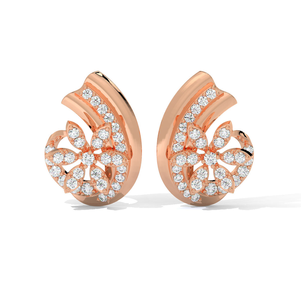 Blooming Radiance Diamond Studs