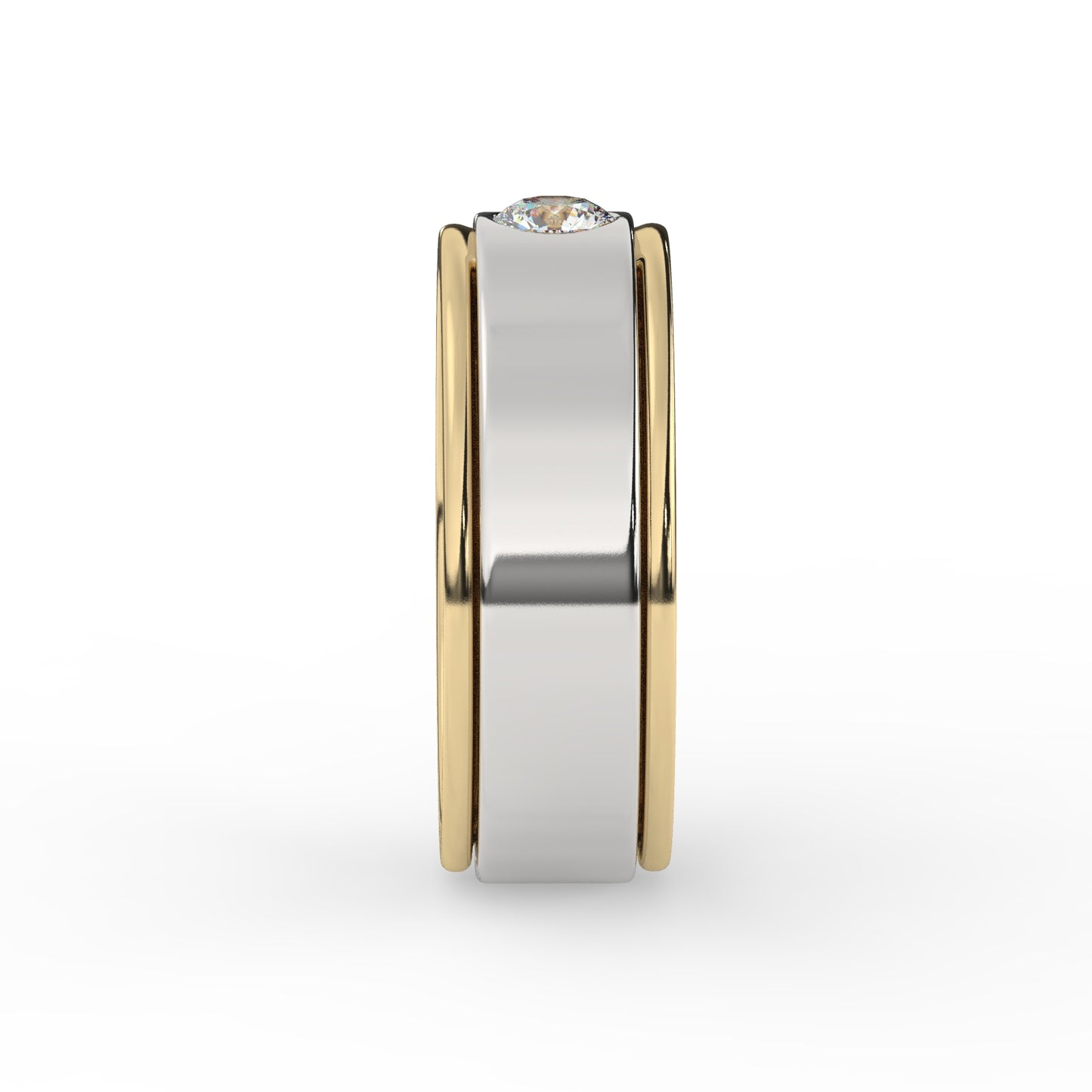 Classic Two-Tone Diamond Ring