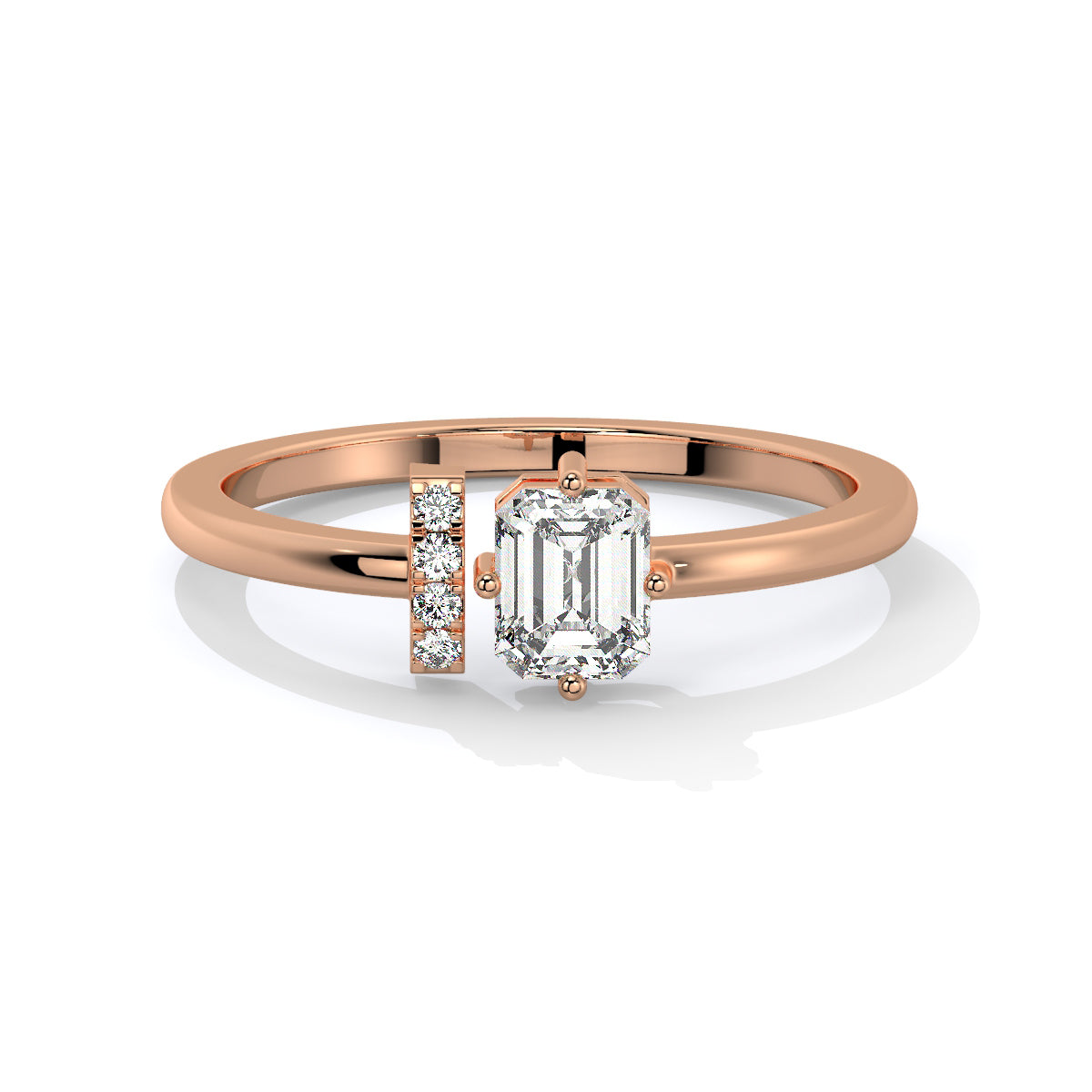 Velvet Radiance Emerald Glow Ring