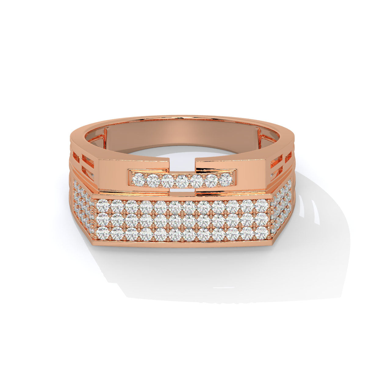 Regal Brilliance Men's Diamond Ring