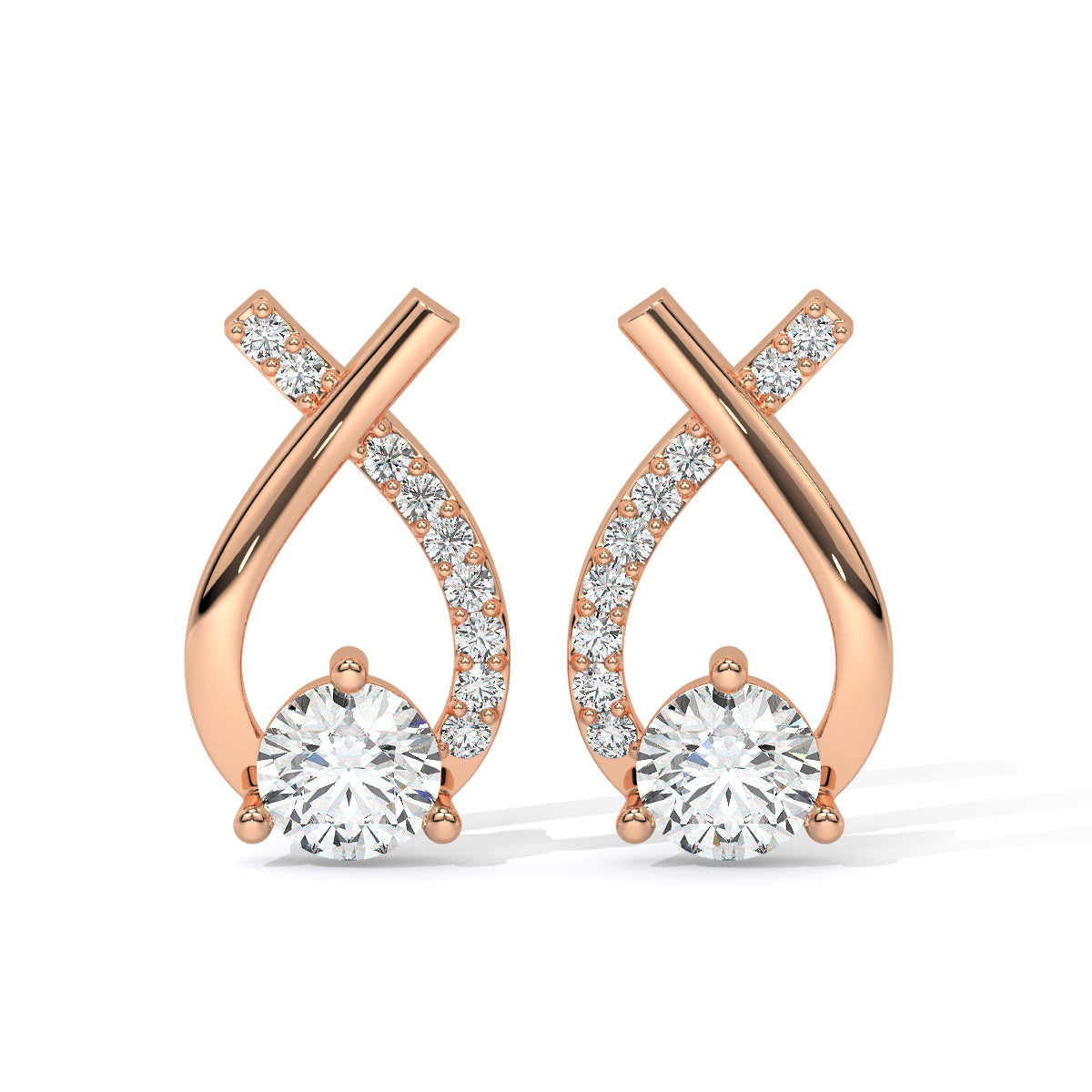Elegance Infinity Diamond Studs