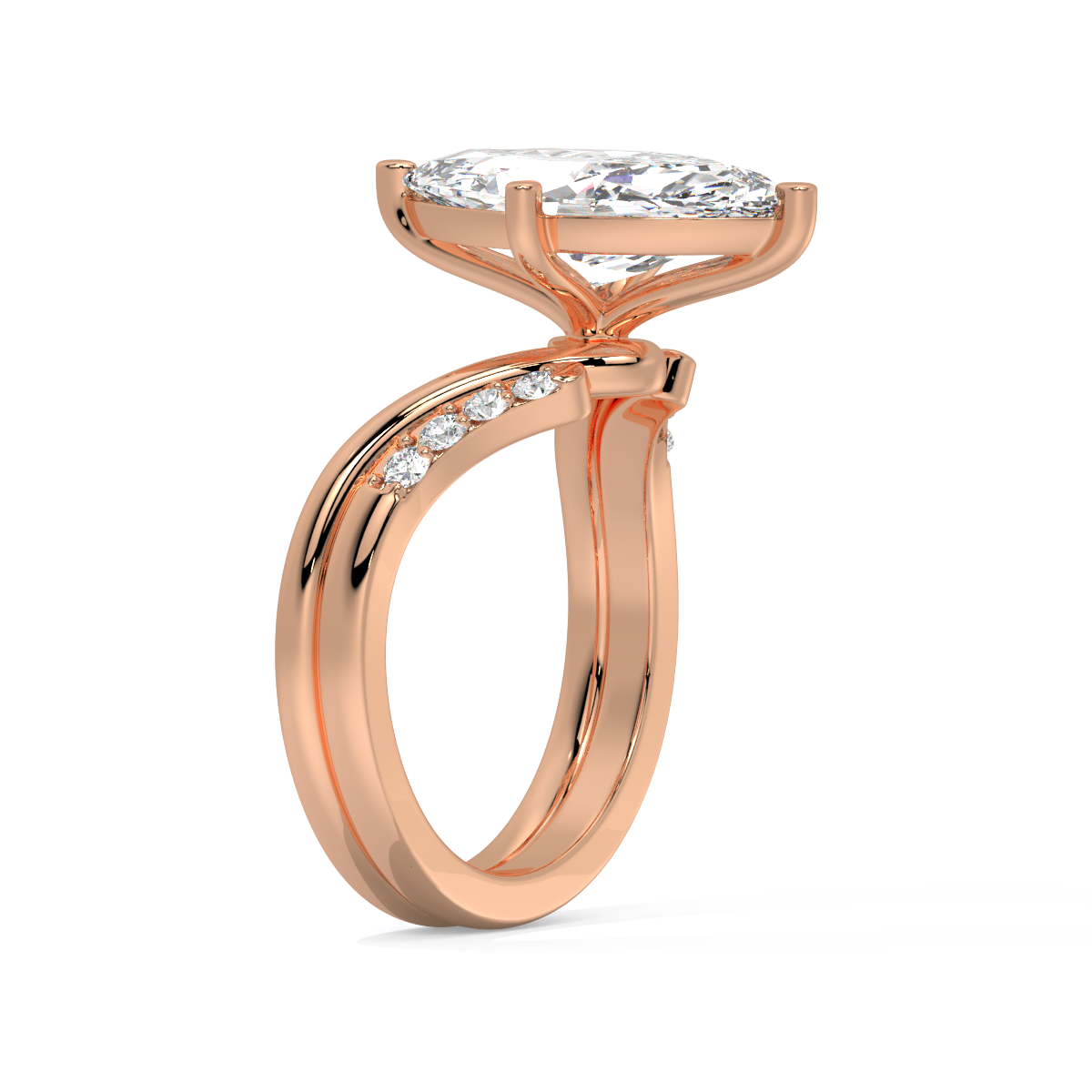 The Marquise Bypass Diamond Ring