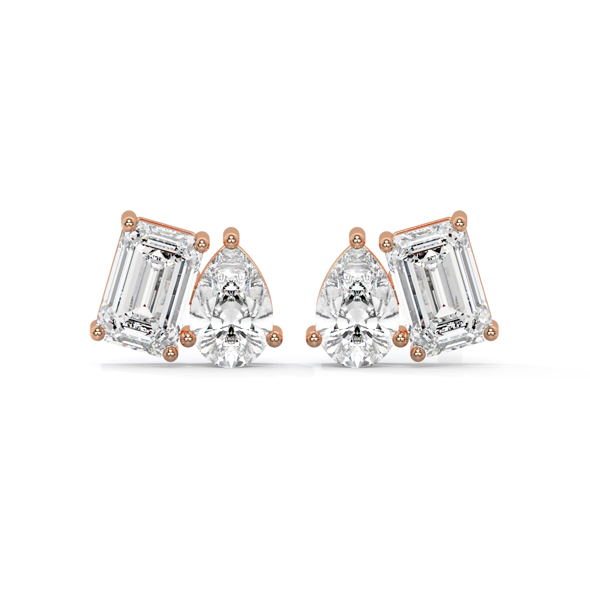 The Duo-Cut Diamond Studs