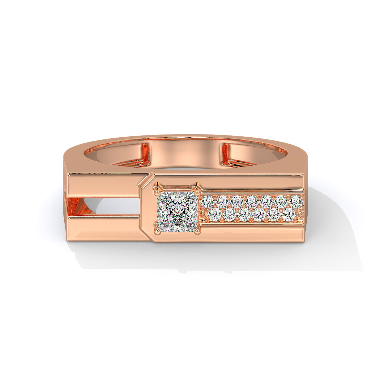 Stratos Line Modern Men's Ring